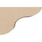 Ekena Millwork 3"W x 9"D x 6"H Classic Carmel Rough Cedar Woodgrain TimberThane Corbel, Primed Tan CORUR03X09X06CARRCPR - alternate 4